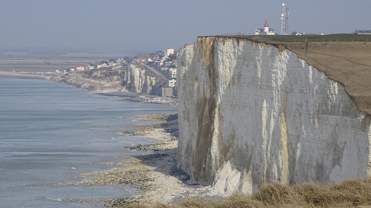Vue depuis les falaises d'Ault