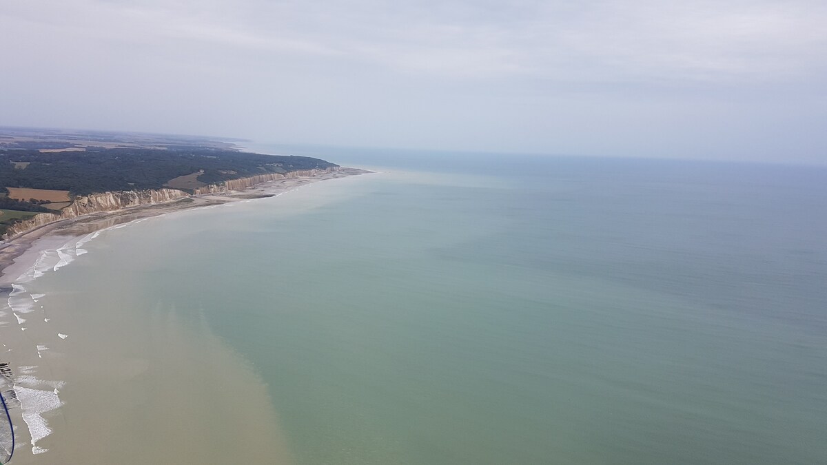 La Manche vue du ciel